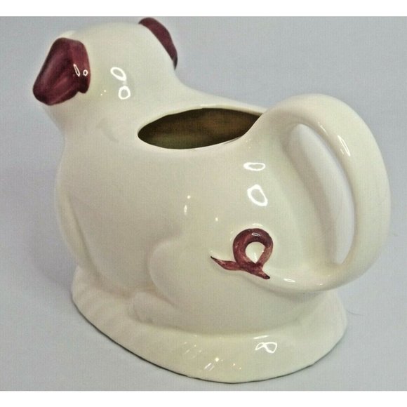 Vintage HIMARK County Fare Ceramic Pig Creamer/Planter 16OZ Size Made in Japan - Picture 2 of 7